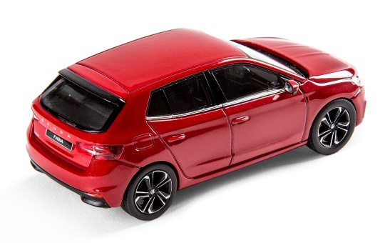  Fabia IV 1:43  Velvet red